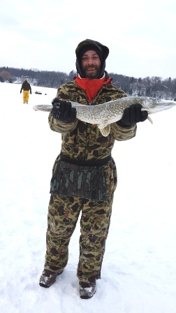 Aaron caught this Northern AFTER biggest Northern prize given out.  Still happy though.